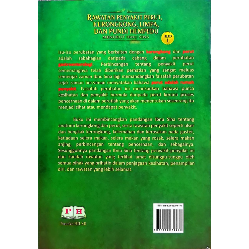 Rawatan Penyakit Perut, Kerongkong, Limpa, dan Pundi Hempedu - Jilid 1 ( Pustaka Hilmi ) - Image 2